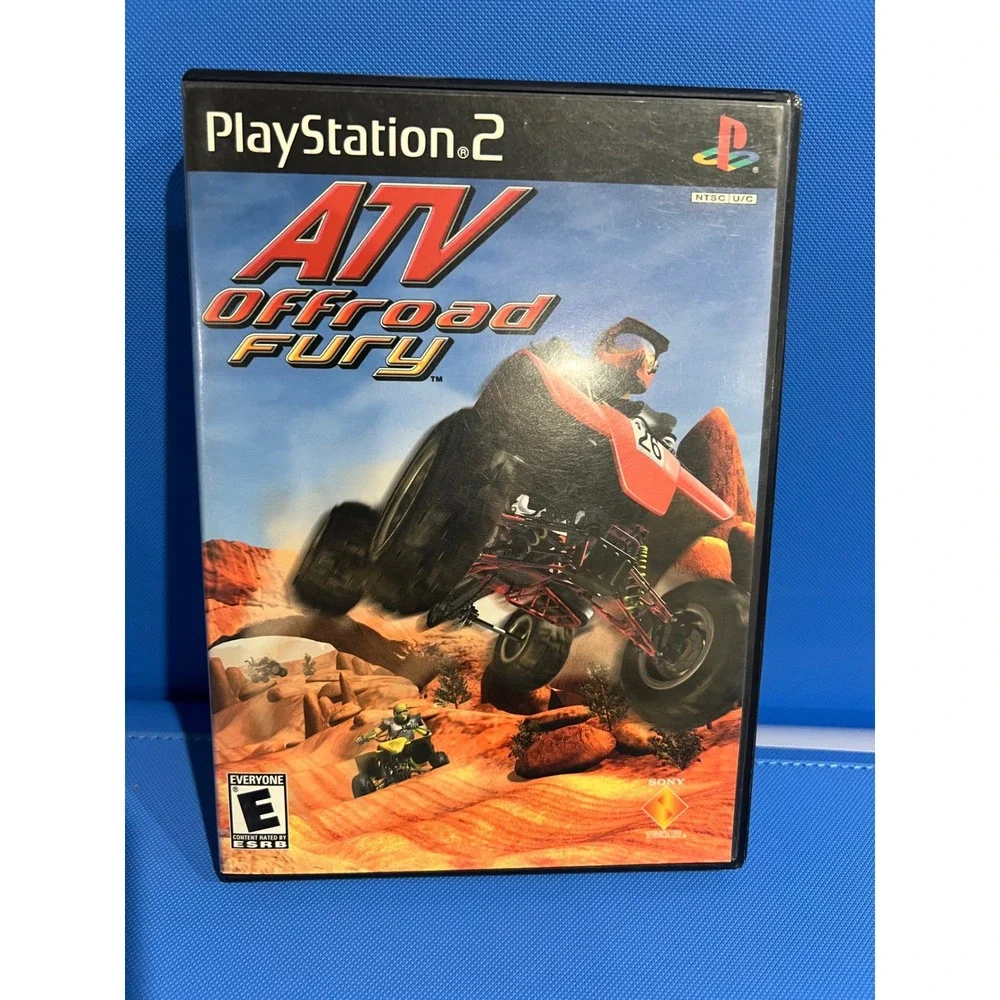 ATV Offroad Fury Sony PlayStation 2 PS2 Game Complete CIB Racing SCUS-97104